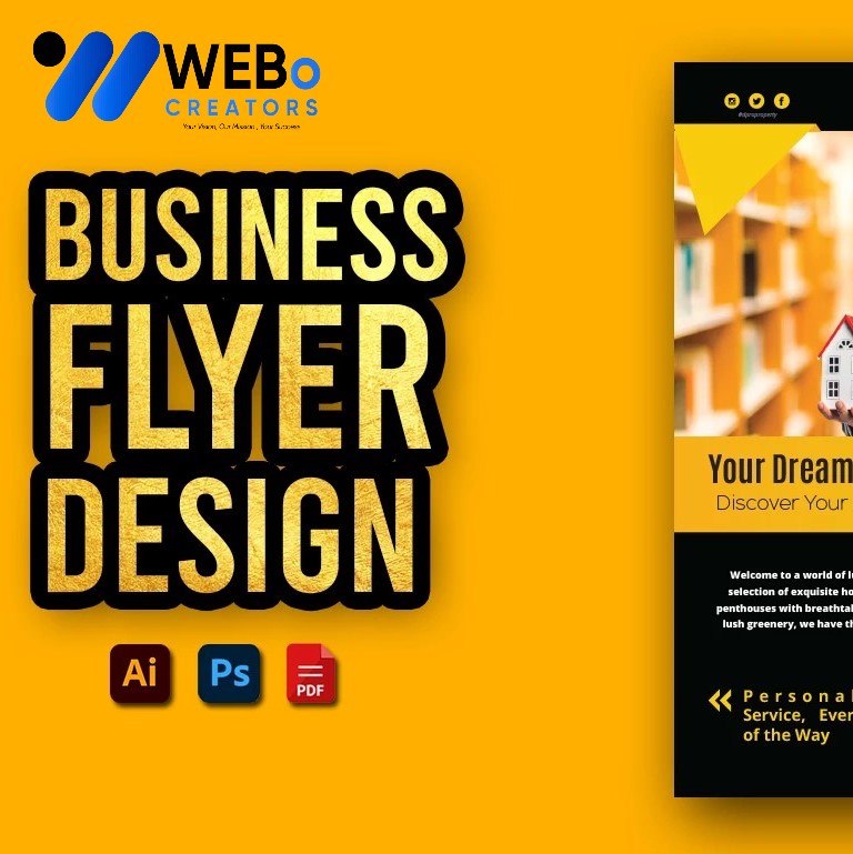 Creative Flyer Design for Moving Company in Detroit ,MI | Flyer for Removals Services