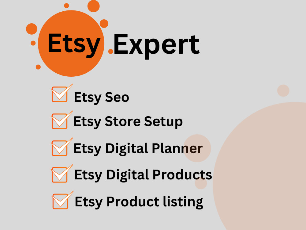 Etsy Shop Setup Service | Branding, SEO, Banner Design, Product Listings in Detroit ,MI