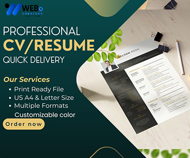 Elegant Resume Design Service, CV designs, CV writing in Detroit ,MI For Gain Job